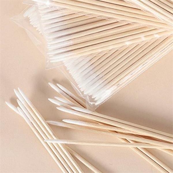 작은 얇은 면봉 반영구 면봉 메이크업 리무버 휴대용 속눈썹 비립종 - 상품 이미지