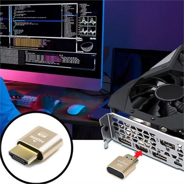디스플레이 hdmi 더미 플러그 에뮬레이터 hdmi 가상 모니터 그래픽카드 노트북 - 상품 이미지
