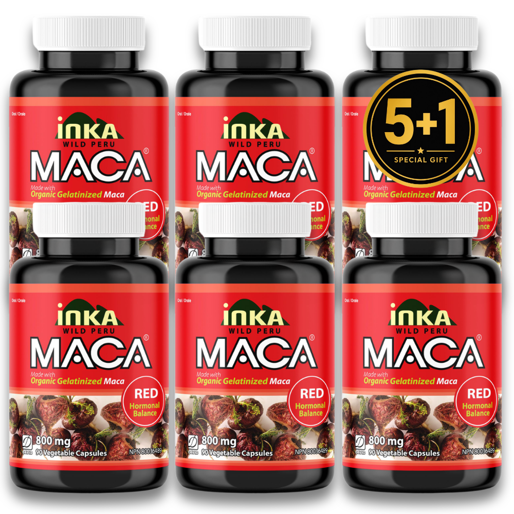 뉴트리돔 여성용 빨간마카 레드마카 800mg 유기농 페루산 90캡슐, 6개 - 상품 이미지