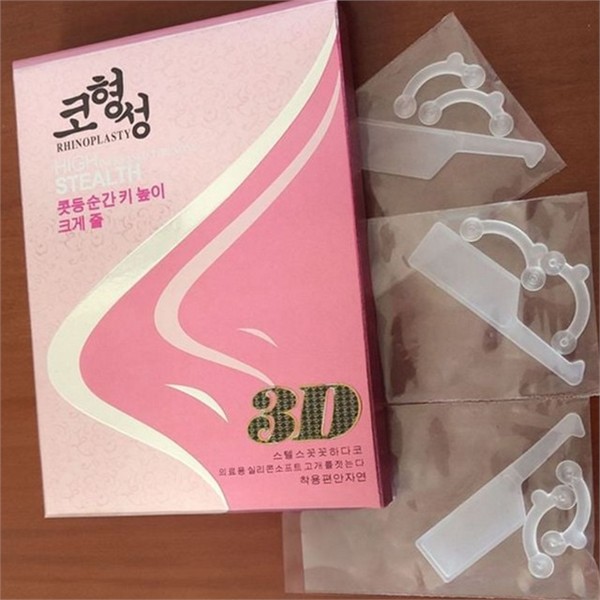 낮은 실리콘 코뽕 콧대 코뽕 높이 착용 투명 - 상세 이미지 2