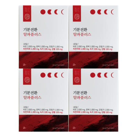 생활약속 기분전환 알파 플러스 5.5g x 20포 4개