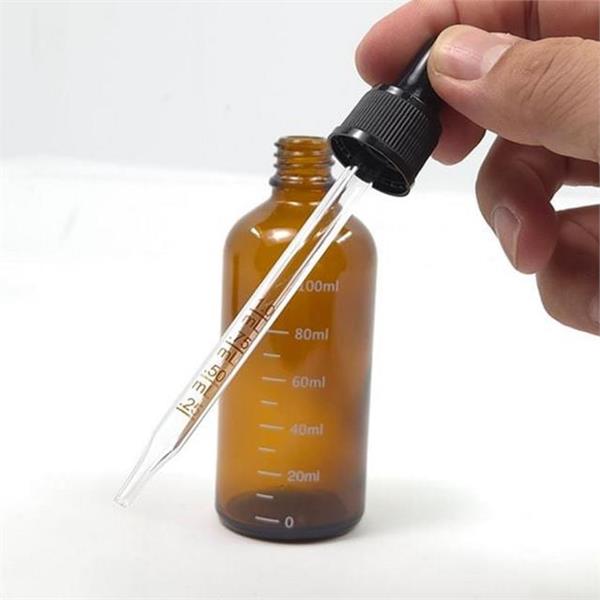 자외선 유리 스포이드 병 100ml 차단 유리 스포이드 병 100ml 소분용 - 상품 이미지