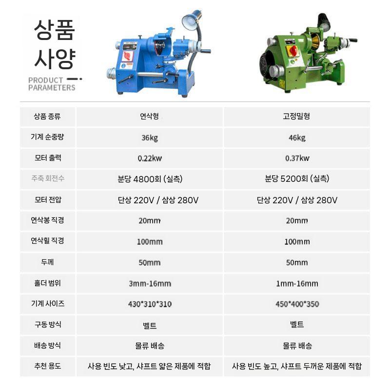 드릴비트 연마기 전동 연삭기 샤프너 절삭기 목재 공압 패키지-1 - 상세 이미지 5