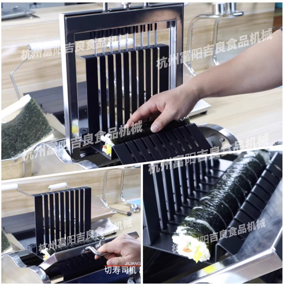 수동 김밥 절단기 일식점 분식점 용품 롤 스시 돈가스 커팅기 8등분 - 상세 이미지 3