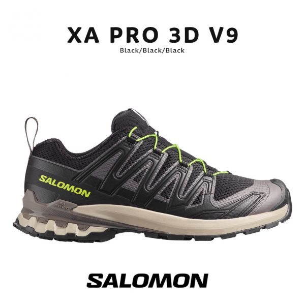Salomon xa pro 3d v9 살로몬 운동화 엑스 에이 프로 L47986500 남성 트레일 달리기 트레랑 신발 트레킹 블랙 705875 - 상품 이미지