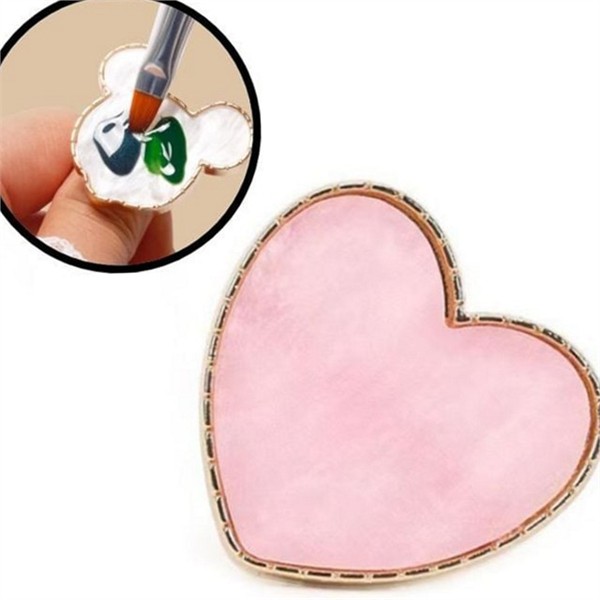 네일용 네일 아트 팔레트 3cmx3.1cm 혼합 네일 팔레트 믹싱 스텐 - 상품 이미지