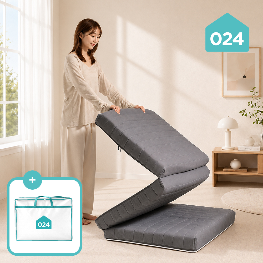 024홈 국민토퍼 3단 접이식 토퍼 매트리스 푹신한 바닥 침대 8cm 멀티싱글 상품 이미지