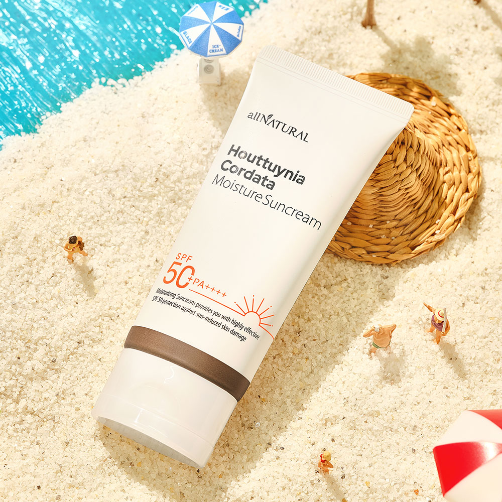 자연의벗 다자연 어성초 수분 진정 선크림 SPF 50 저자극 유기자차 촉촉한 데일리 썬크림 - 상세 이미지 2