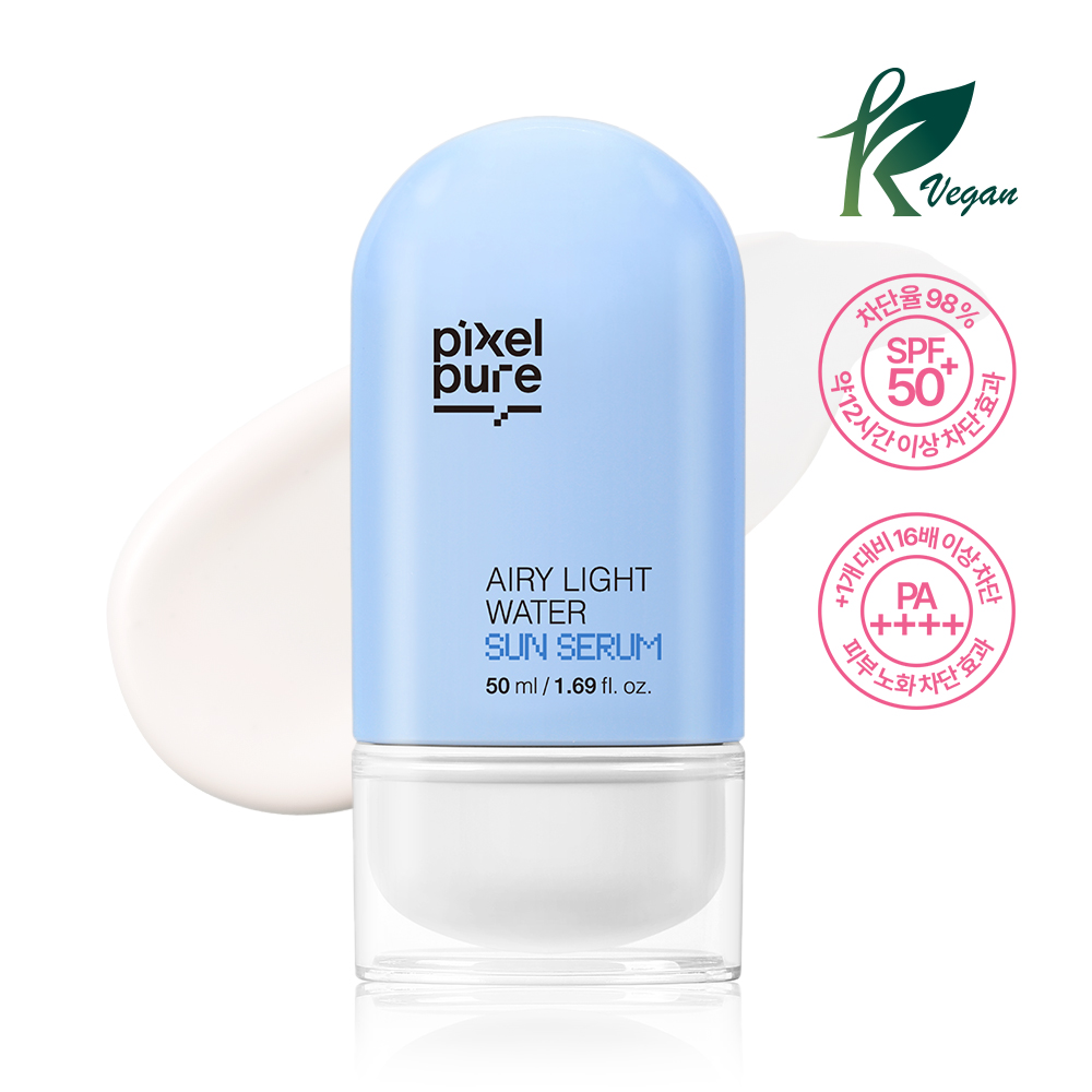 픽셀퓨어 에어리 라이트 워터 선 세럼 50ml 상품 이미지