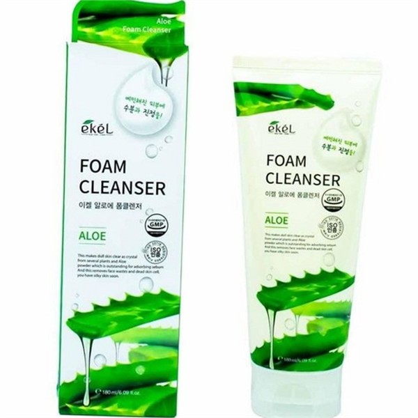 수분 알로에 폼 클렌저 180ml 진정 알로에 클렌징 폼 세안제 - 상품 이미지