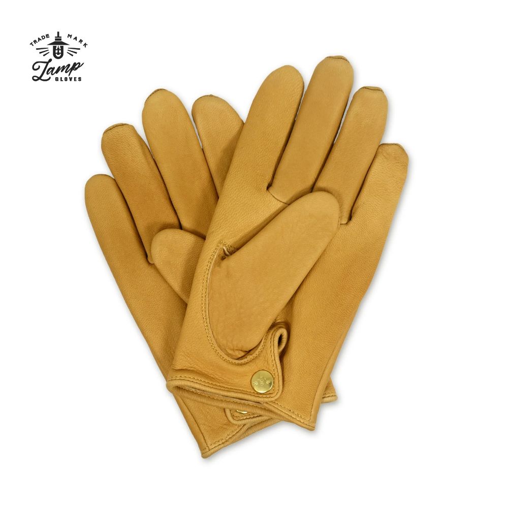 Lamp Gloves 램프 글러브 미드 카멜 사슴가죽 일본 프리미엄 수제 범용 장갑 - 상세 이미지 2