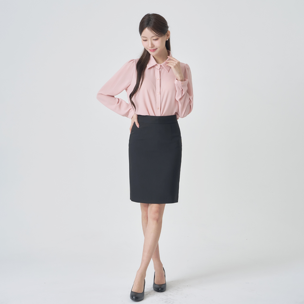 기본블라우스 카라블라우스 셔츠 [퍼프] 이미지 6