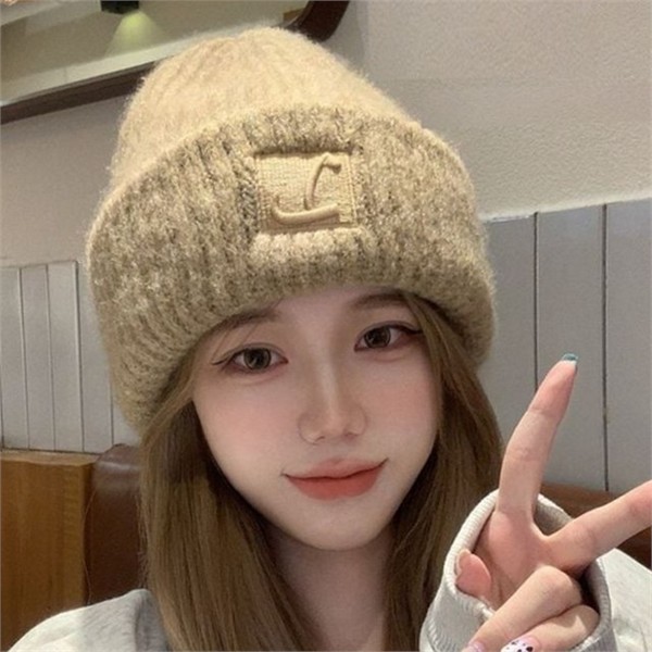 골지 남여공용 털 비니 데일리 남여공용 방한 모자 스트릿 패션 - 상품 이미지