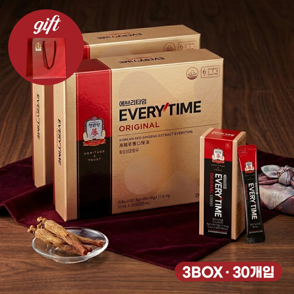 정관장 에브리타임 오리지널 홍삼정 스틱 30포, 3개 - 상품 이미지