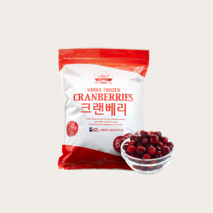 베리4종 500g 1kg - 크랜베리, 블루베리, 라즈베리, 트리플, 스무디 요거트 빙수 - 메인 이미지