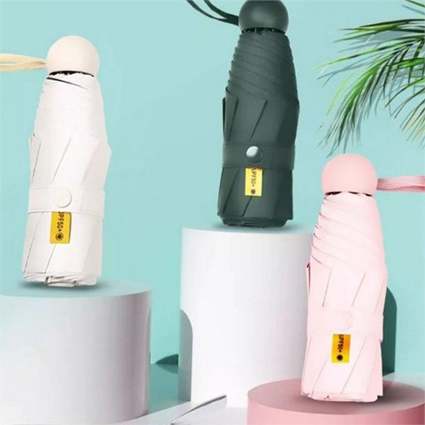 초경량 간편 휴대용 우산 5단 컴팩트 접이식 우산 포켓 - 상품 이미지