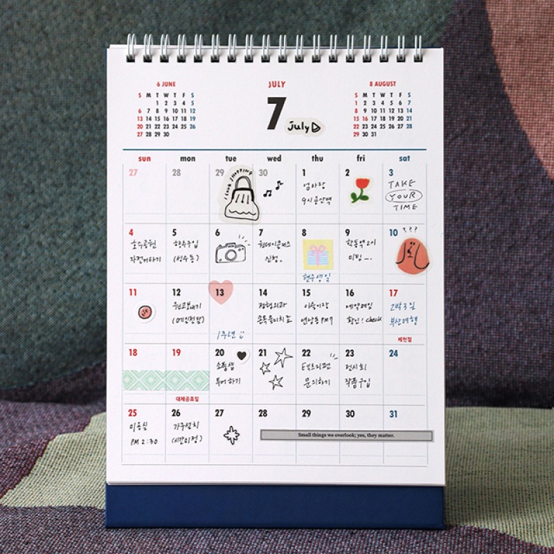 27년 음력 탁상 달력 2027년 절기 데스크 캘린더 2027 미니 스케줄러 이미지 8