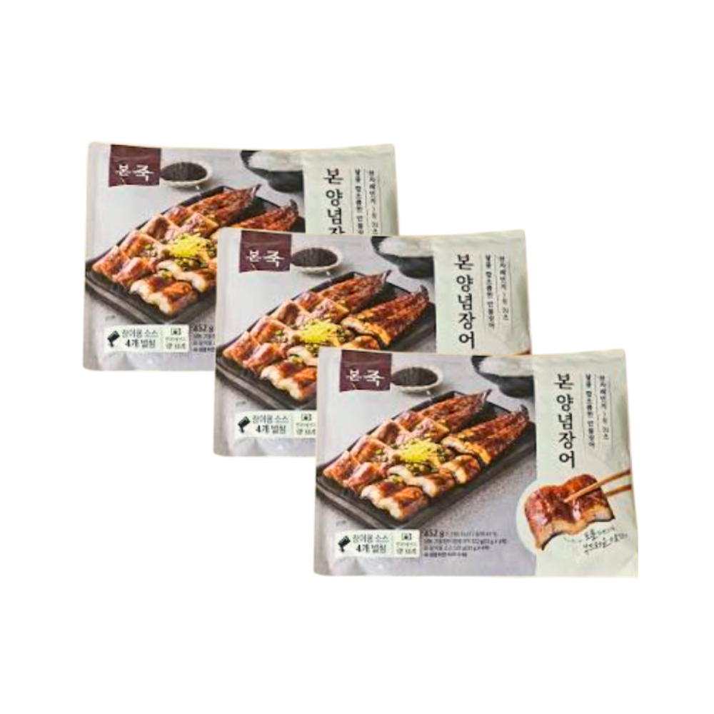 본죽 본 양념장어 452g x3팩 초복 중복 말복 보양식 가족건강식 - 상품 이미지
