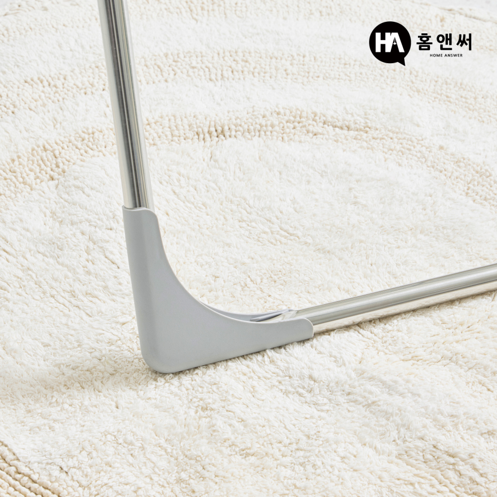 홈앤써 튼튼한 탱크 빨래건조대 베란다 접이식 이불 수건 아기 건조대 스텐 완제품 2단 소형 상품 이미지