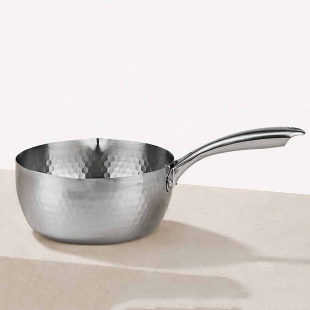 스텐 인덕션용냄비 이유식냄비 비빔면 1인라면 육수다시 멀티팟 편수 밀크팬 18cm - 상품 이미지