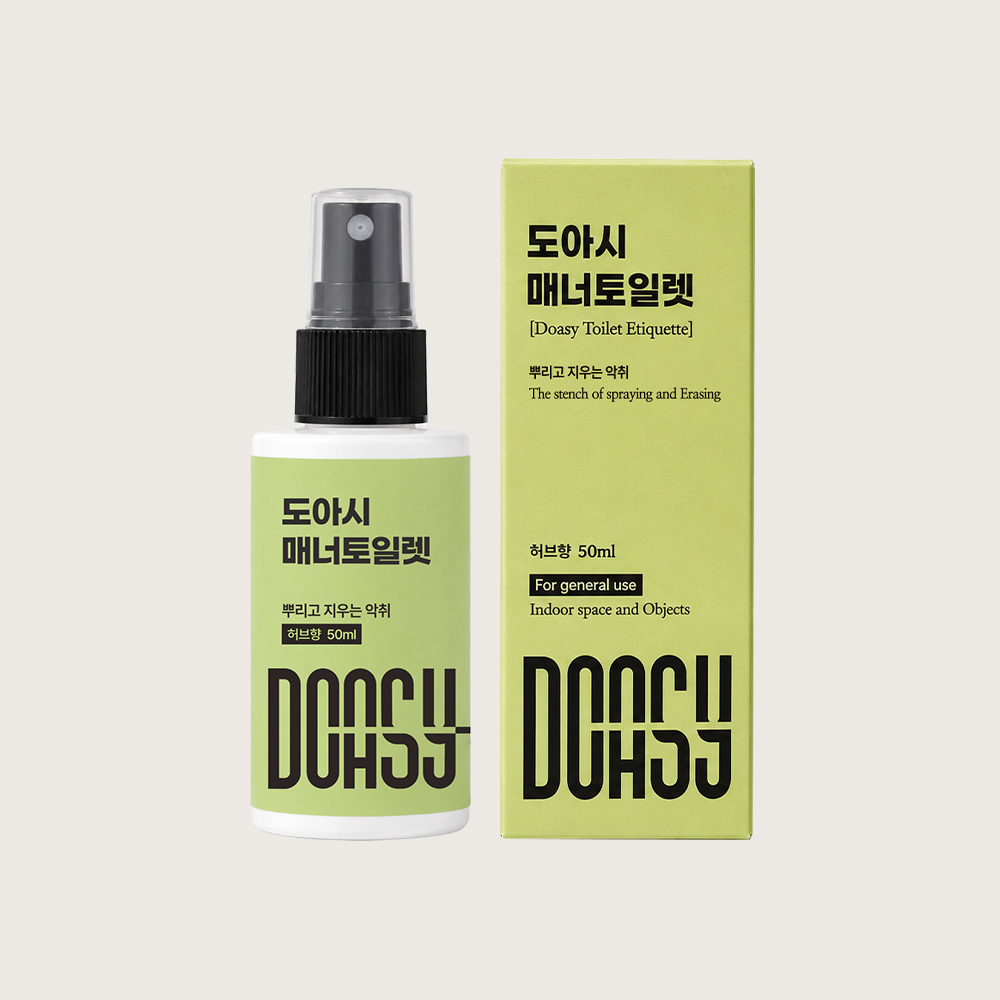 도아시 매너토일렛 화장실탈취제 토일렛퍼퓸 똥냄새제거 50ml, 1개 - 상품 이미지