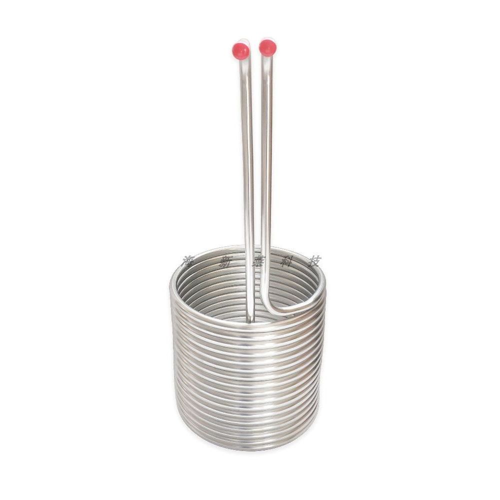 냉면육수 냉각기 급냉쿨러 모밀육수 식힘기 업소용 급속냉각 코일 12.7x0.7mm - 상품 이미지