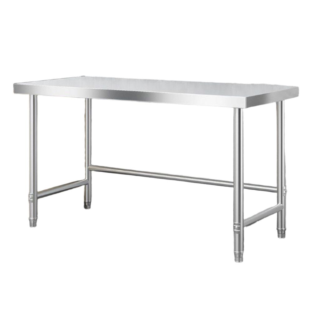 스테인리스 사각 테이블 카페 디저트 식당 업소용 철제 70x30cm 높이 40 단층 보강 작업대 - 상품 이미지