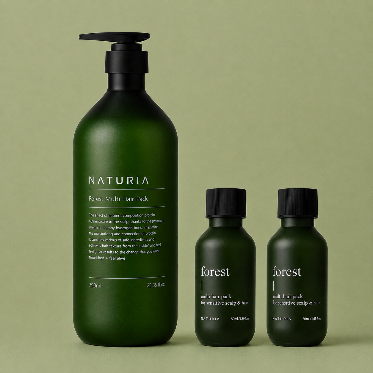 나투리아 포레스트 멀티헤어팩 750ml+100ml - 상품 이미지