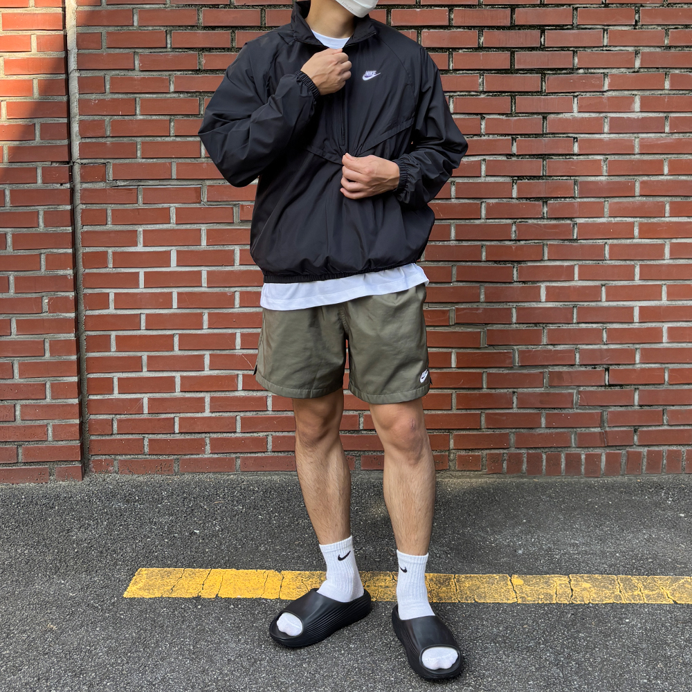 나이키 바람막이 아노락 윈드러너 조던 우븐 빅스우시 후드 점퍼 자켓 - 상세 이미지 4