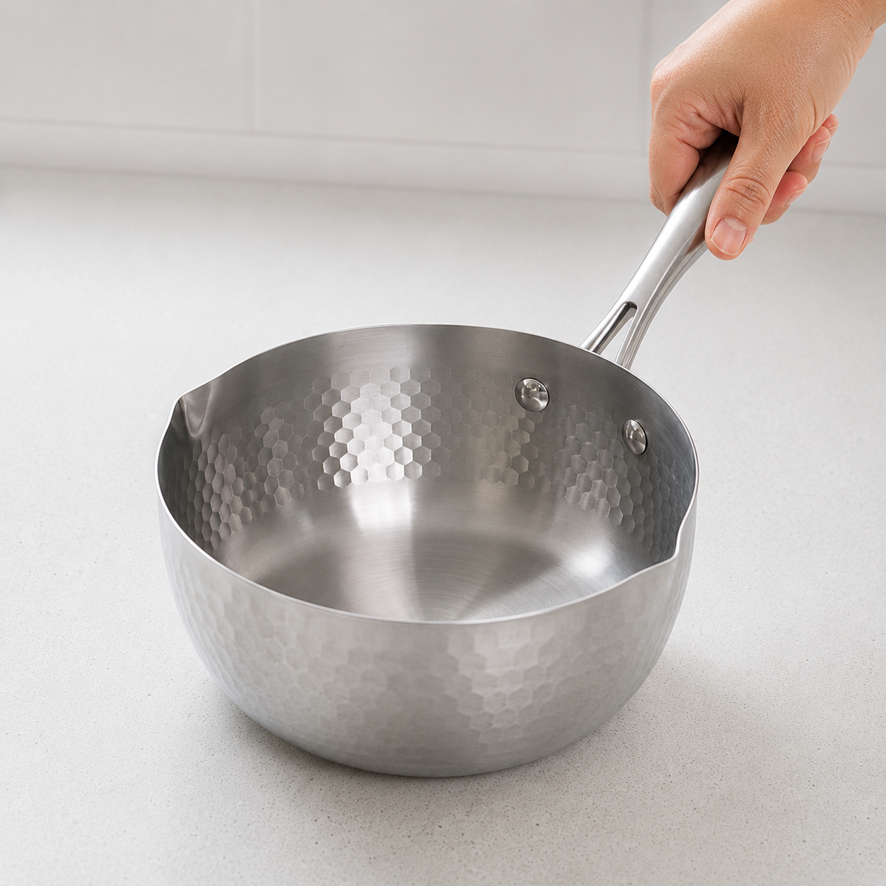 스텐 인덕션용냄비 이유식냄비 비빔면 1인라면 육수다시 멀티팟 편수 밀크팬 20cm - 상품 이미지