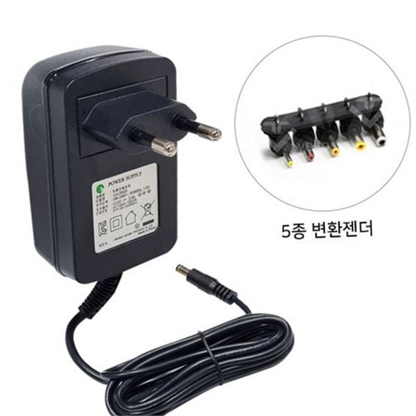 벽걸이형 12v 전원 어댑터 가정용 다용도 전원 어댑터 통합형 직류 - 상품 이미지