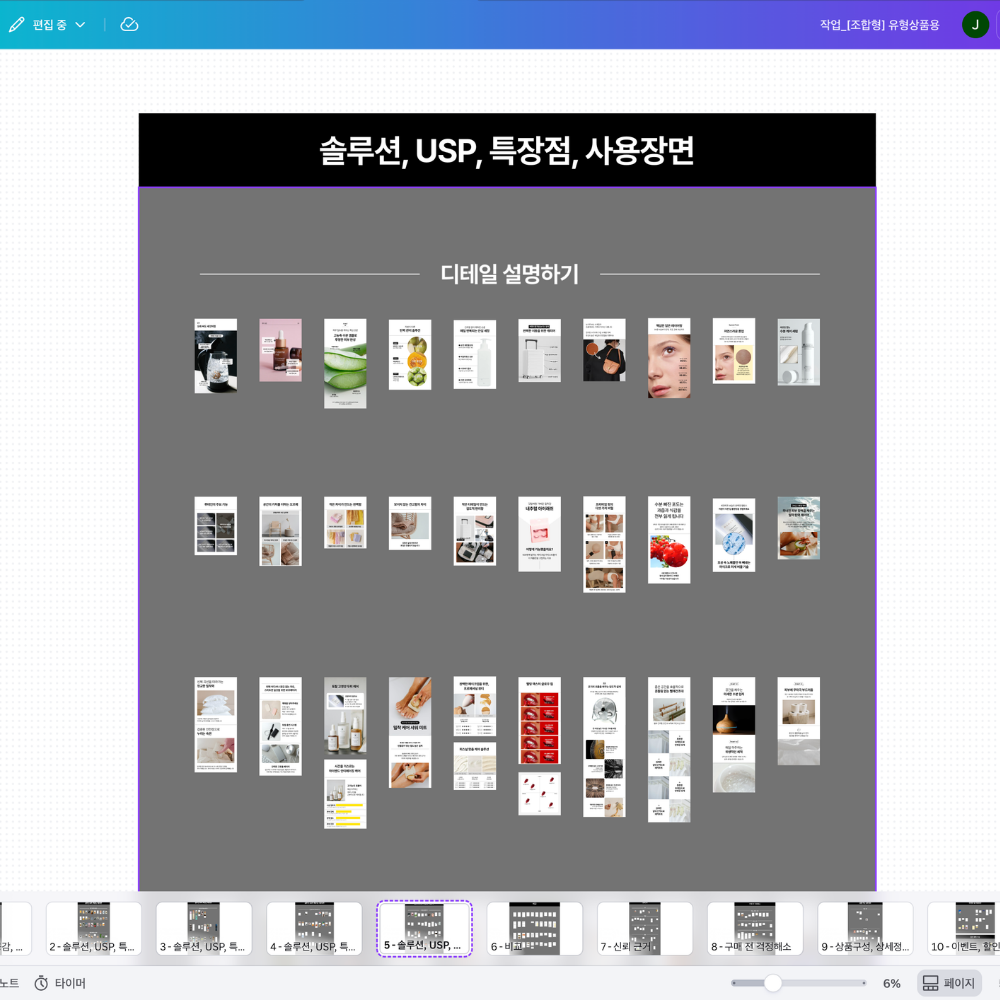 상세페이지 템플릿 Kit - 유형상품용 (캔바+AI 제작 세트) 상품 이미지