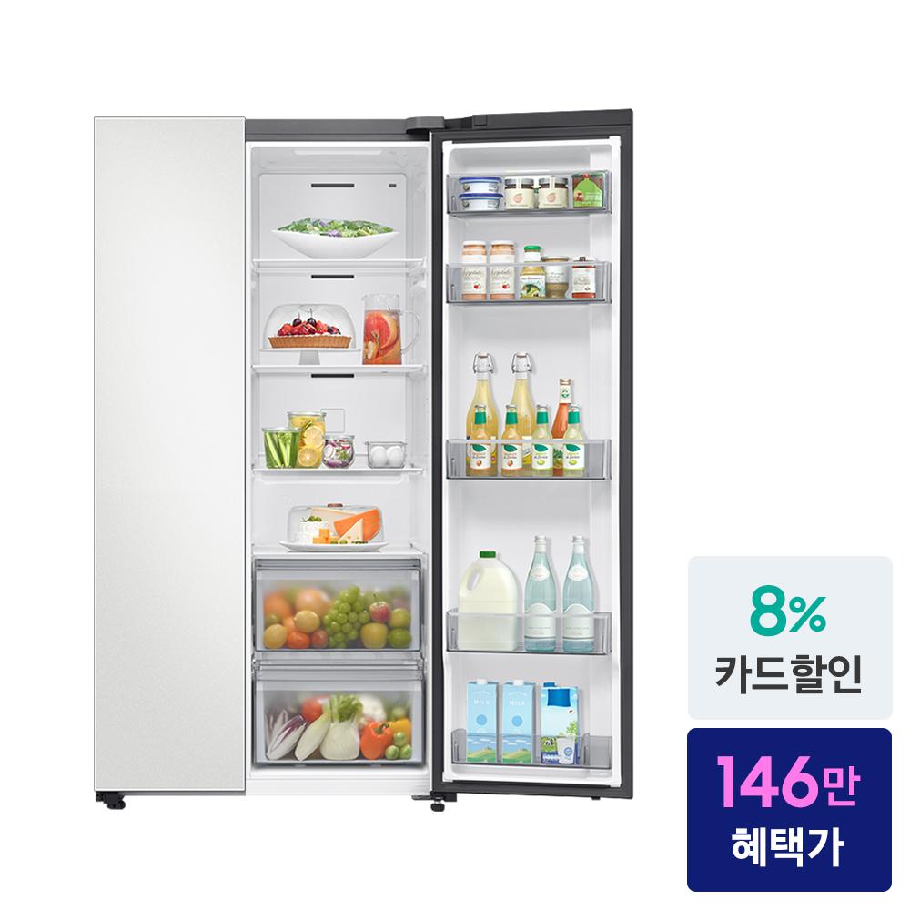 삼성전자 냉장고 비스포크 500리터 이상 651L 비스포크 세미 키친핏냉장고 프리스탠딩형 - 상세 이미지 2