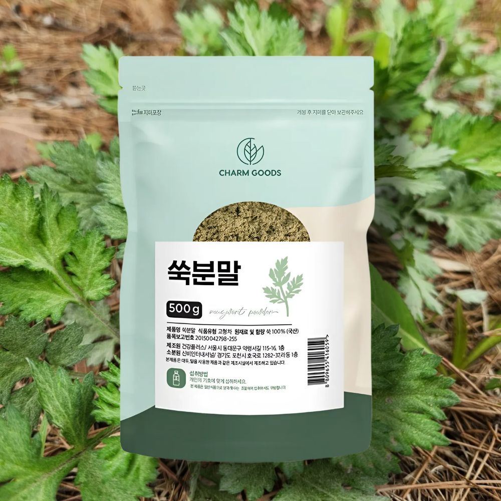 고운쑥분말 효능 베이킹쑥가루 떡고물 선식 - 상품 이미지