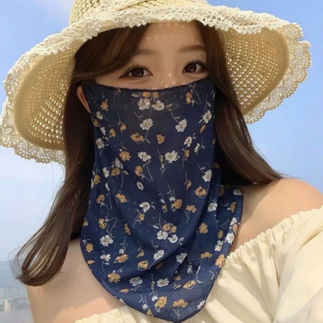 얼굴가리는마스크 페이스스카프 햇볕가리개 숨쉬는 귀걸이 이미지 6