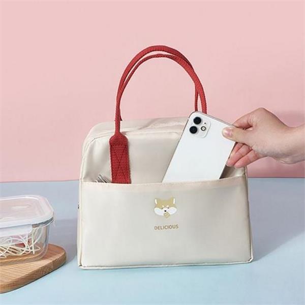 도시락 런치 백 25x20x13cm 피크닉 보온 보냉 런치 백 25x20x13cm 직장인 - 상품 이미지