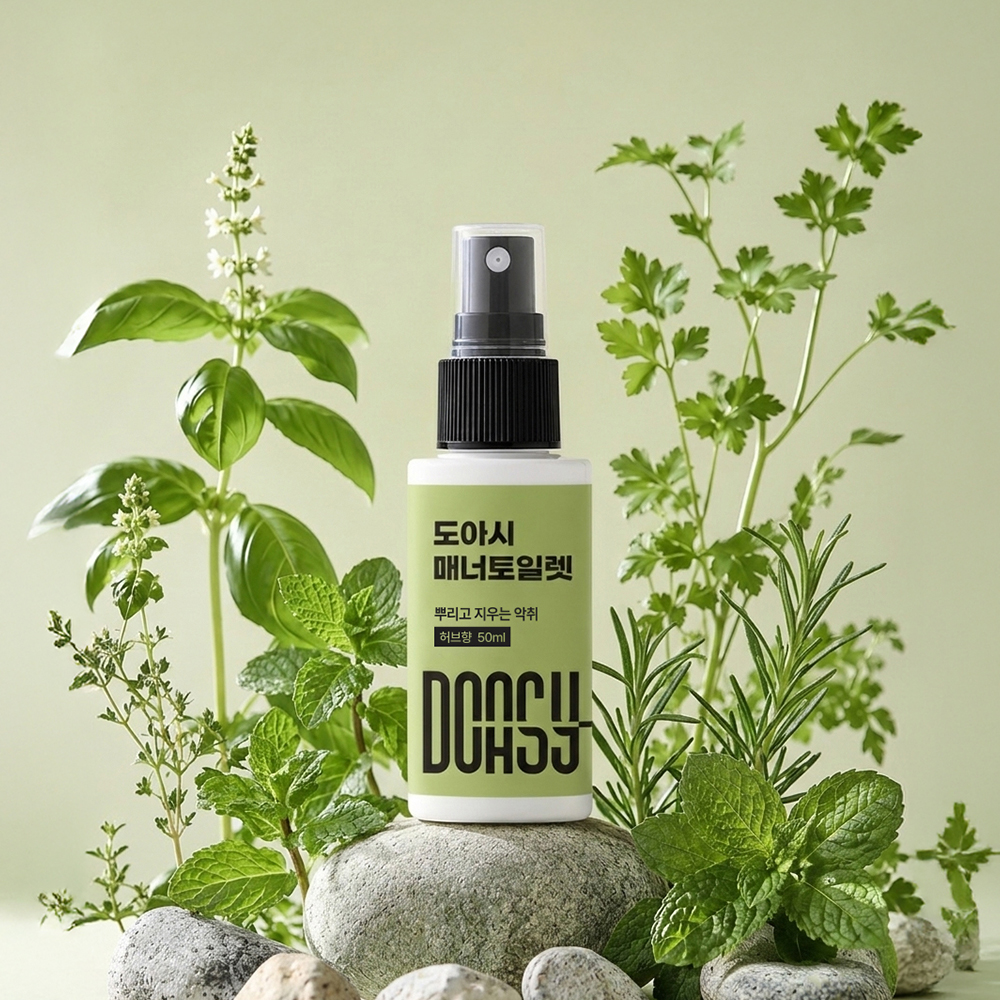 도아시 매너토일렛 화장실탈취제 토일렛퍼퓸 똥냄새제거 50ml, 4개 - 상세 이미지 3