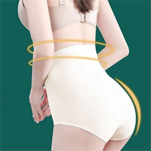 힙업 여성 보정 팬티 심리스 여성 하이 웨스트 팬티 노라인 - 상품 이미지