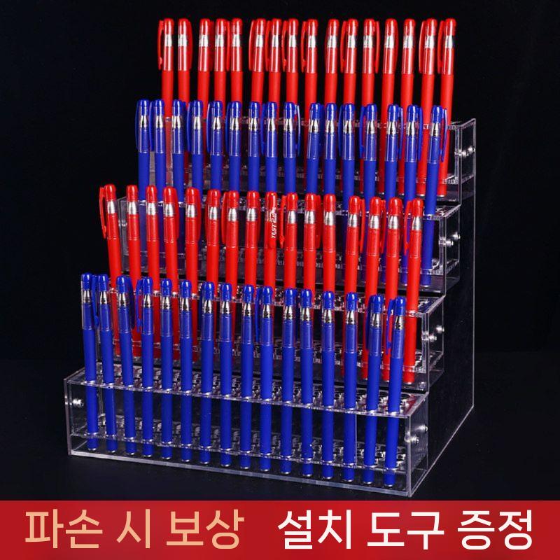 아크릴 볼펜 진열대 문구점 정리함 매장용 펜홀더 3단 - 상세 이미지 5