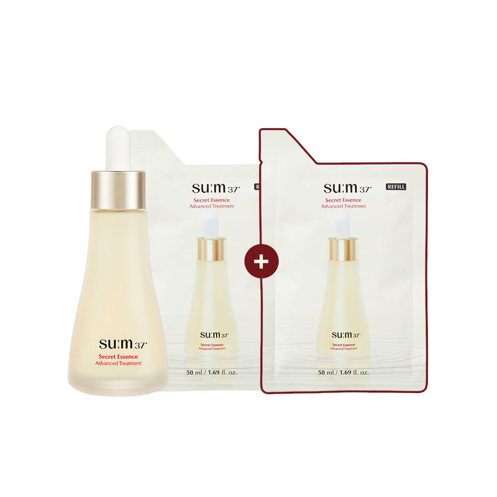[에센스 총용량 150ml] 숨37 시크릿에센스 50ml 본품+50ml 리필 기획 & 리필 50ml 추가 구성 - 상품 이미지