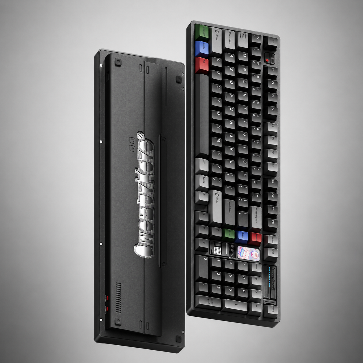 스웨그키 QK100MK2 완제품 유무선 기계식 블루투스 풀배열 알루미늄 스크린 키보드 [100Key] 이미지 2