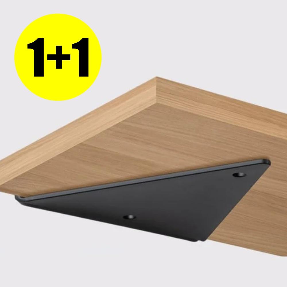 벽 선반고정브라켓 선반지지대 하중 가구받침대 140x130mm - 상품 이미지