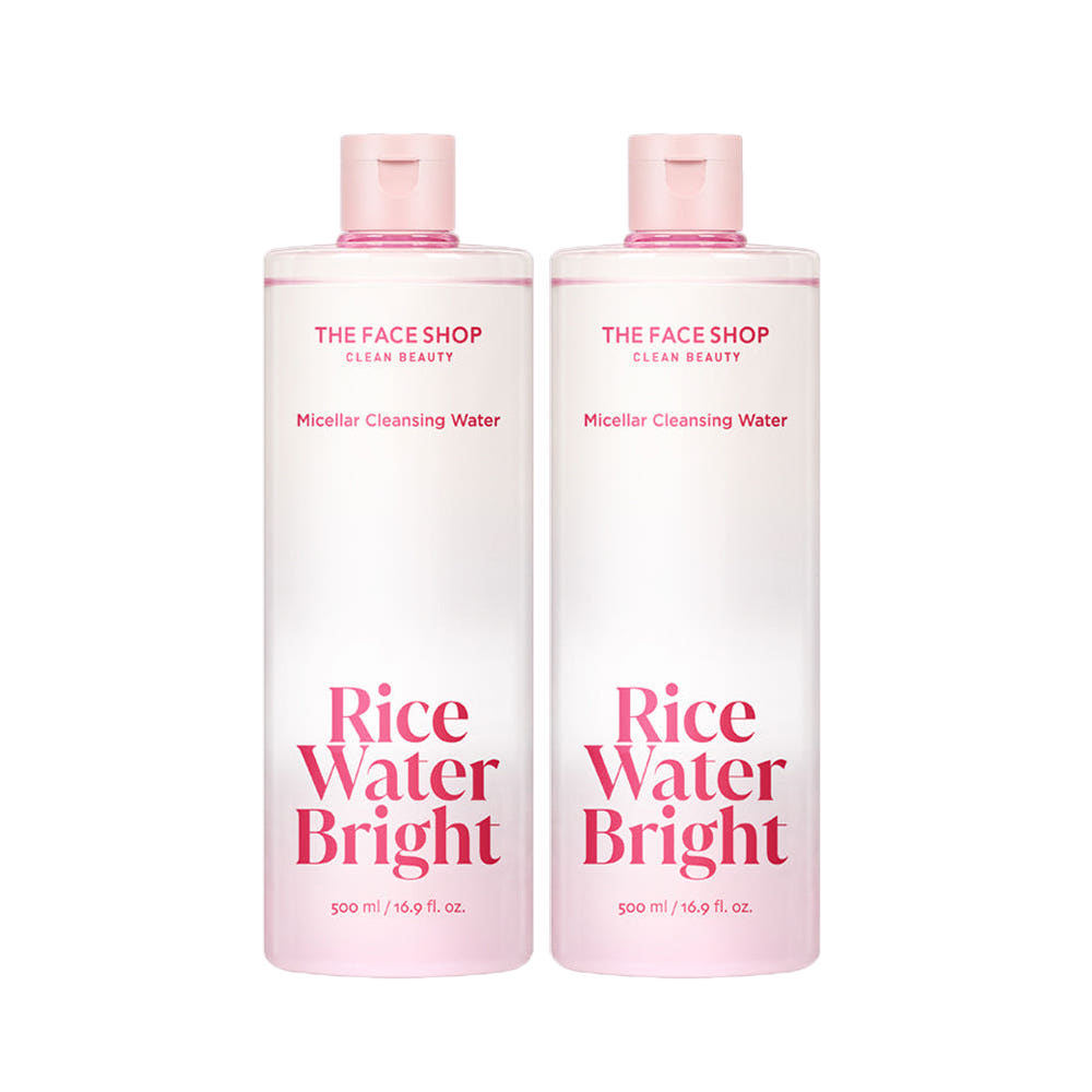 [슈퍼적립]더페이스샵 미감수 브라이트 미셀라 클렌징 워터 500ml 2개 - 상품 이미지