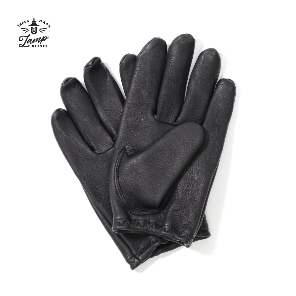 Lamp Gloves 램프 글러브 쇼티 블랙 사슴가죽 일본 프리미엄 수제 범용 장갑 - 상세 이미지 2