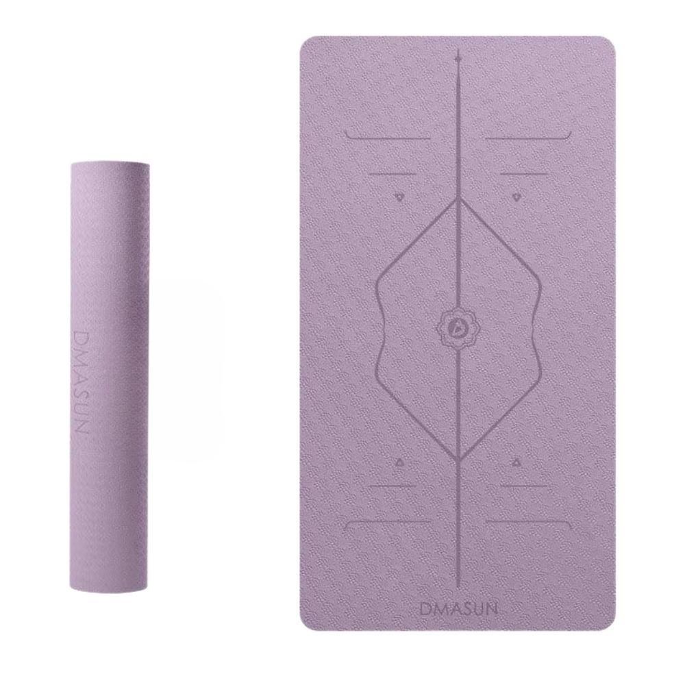 요가 매트 방음 충격 흡수 방음매트 필라테스 층간소음 퍼플 80cm 6mm - 상품 이미지