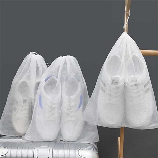 여행 부직포 여행용 신발 주머니 더스트 신발 보관 파우치 수납 - 상세 이미지 2