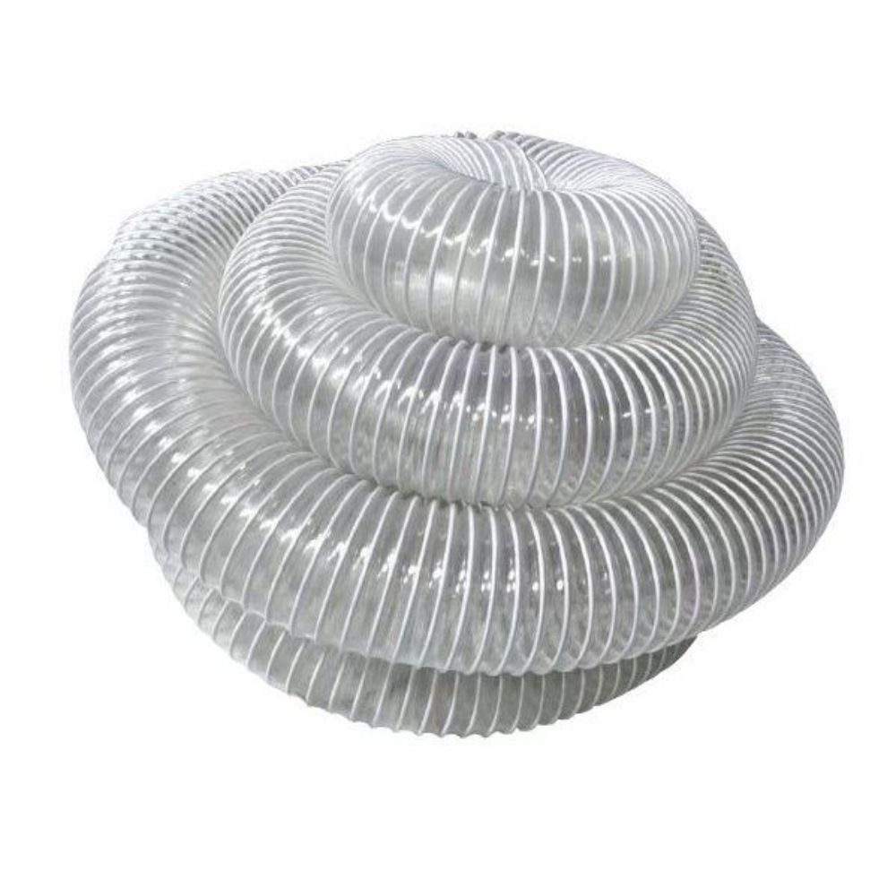 PVC호스 물호수 나선호스 스프링 투명 두께 와이어 내경 100mm 1m - 상품 이미지