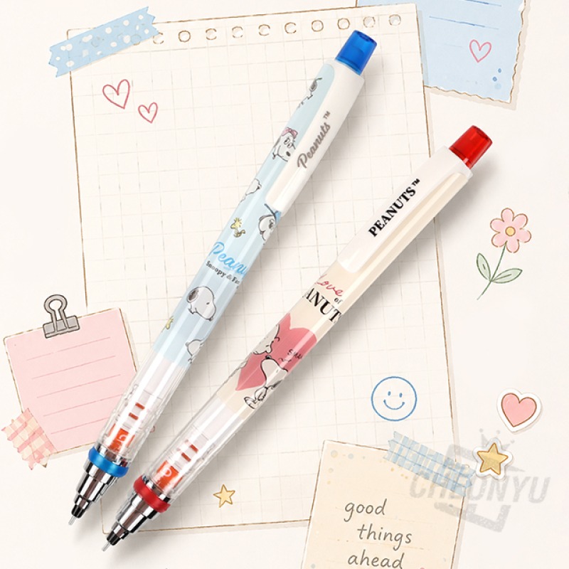 스누피 쿠루토가 샤프 0.5mm 캐릭터 - 상품 이미지