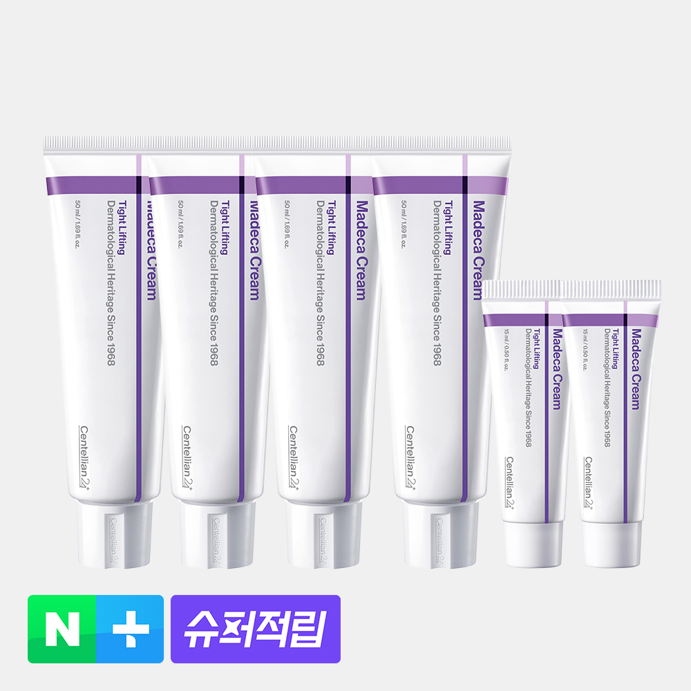 동국제약 센텔리안24 마데카크림 올뉴 타이트리프팅 주름개선 탄력 크림 50ml 4개+15ml 2개 상품 이미지