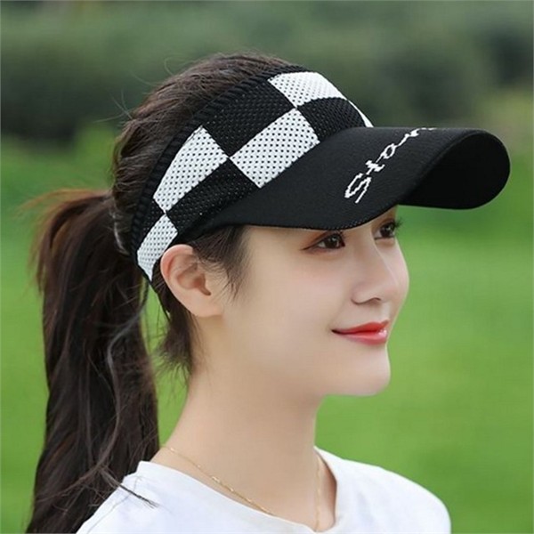 스타일리쉬 여성 썬 캡 스포츠 여성 야외 활동 모자 통기성 - 상품 이미지